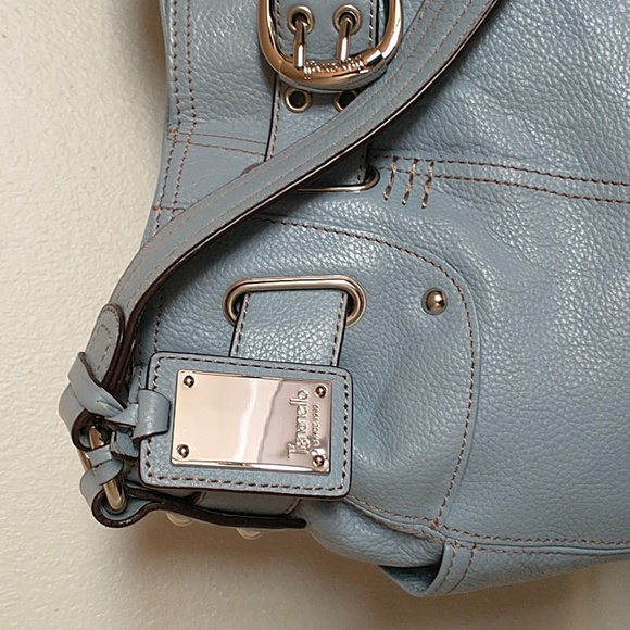 EUC | Light Blue Tignanello Magnetic Closure Handbag - Picture 2 of 10